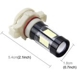 H16 7W 420LM 6000K auto mistlampen met 42 SMD-3528 LED-lampen  DC 12V (wit licht)