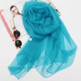 Zomer ultradunne chiffon zijden sjaal Air conditioning omslagdoek zonnebrandcrme sjaal  grootte: 190 x 120cm (perzik roze)