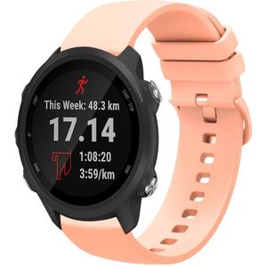 Voor Garmin Forerunner 245 20mm effen kleur zachte siliconen horlogeband