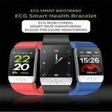 T1 1 14 inch kleurenscherm Smart Watch IP67 Waterproof  Support Call Reminder /Hartslagmonitoring/Sedentaire Herinnering/Slaapbewaking/ECG Monitoring(Zwart)