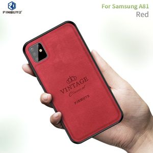 Voor Galaxy A81 / Note10 Lite PINWUYO Zun Series PC + TPU + Skin Waterproof en Anti-fall All-inclusive Protective Shell(Rood)