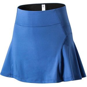 High Waist Yoga Fitness Snel Droge Rok (Kleur: Grijs Blauw Maat:L)