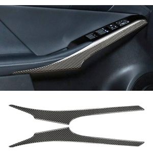 Auto Carbon Fiber Deur Decoratieve Strip voor Lexus IS250 2013-  Left Drive