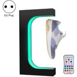 LM-001 LED-verlichting magnetische levitatie schoenen displaystandaard  stijl: 15 mm zwart + kleur licht + RC (EU-stekker)