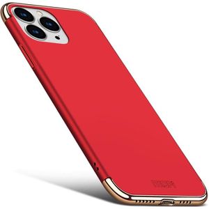 Voor iPhone 14 Pro Max MOFI Yatun Series 3 in 1 Stitching PC Phone Case(Rood)