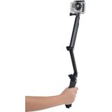 3-Wegs Monopod + Statief + Grip Super Draagbaar Magic Houder Selfie Stick voor HERO 4/5 SESSION / (2018) 7 / 6 / 5 / 4 / 3+ / 3 / 2 / 1 / 2 / SJ4000, Lengte: 20-62cm