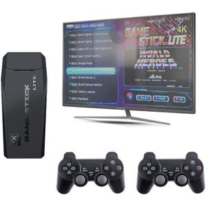 M8 draadloze HDMI Arcade Game Home TV Mini Game Machine met 2 x GamePads 32G geheugen