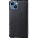Tricolor Stitching Flip Leather Phone Case voor iPhone 14 Max  kleine hoeveelheid aanbevolen vr iPhone 14 lancering