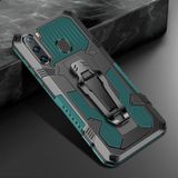 Voor Samsung Galaxy A21 (US Version) Armor Warrior Shockproof PC + TPU Beschermhoes (Army Green)