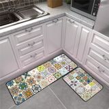 Moderne geometrische keuken anti-Skid mat tapijten tapijten  grootte: 50x160cm