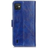 Voor Wiko Y82 Retro Crazy Horse Texture Horizontale Flip Leren Case