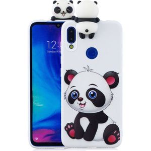 Voor Xiaomi Redmi Note 7 schokbestendige cartoon TPU beschermende case (Panda)