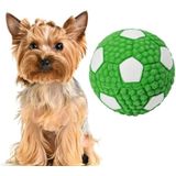 Hond speelgoed latex hond bijten geluid bal huisdier speelgoed  specificatie: grote voetbal (groen)