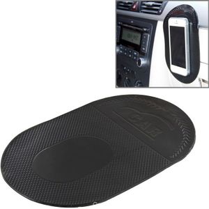 Auto anti-slip Sticky mat voor mobiele telefoon/MP3/MP4  grootte: 18.2 x12x 0.2 cm (zwart)