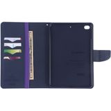 KWIK GOOSPERY FANCY dagboek horizontale Flip lederen case voor iPad mini (2019)  met houder & kaartsleuven & portemonnee (paars)