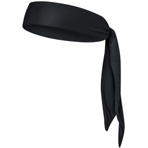 Unisex Sweat Wicking rekbare oefening Yoga Gym Bandana hoofdband zweetband hoofd stropdas sjaal Wrap  grootte: 1.2 * 0.06 m (zwart)