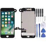 LCD-scherm en Digitizer Full Assembly zijn voorzien van frontcamera voor iPhone 7 (Zwart)