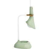 Basis verwijderbare diamanten bureaulamp Opladen via USB 3 snelheden Kleurtemperatuur Nachtlampje (301-2 groen)