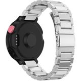Universal Smart Watch drie stalen strips polsband horlogeband voor Garmin Forerunner 220/230/235/630/620/735 (zilver)