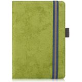 Voor 7-8 inch marmeren doek textuur horizontale flip universele tablet pc lederen kast met penslot & houder(groen)
