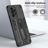 Voor Samsung Galaxy A52 5G / 4G Variety Brave Armor Finger Loop Holder Phone Case