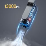 13000 Pa Car Vacuum Cleaner Wireless Handheld Mini Multi-Function UV Sterilization Vacuum Cleaner(Gentleman Black )