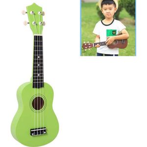 HM100 21 inch Basswood Ukulele kinderen verlichting muziekinstrument (groen)
