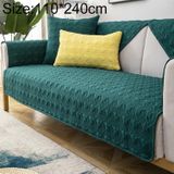 Vier seizoenen universele eenvoudige moderne antislip volledige dekking sofa cover  maat: 110x240cm (houndstooth groen)