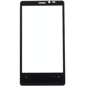 De Lens van het buitenste glas van de voorste scherm voor Nokia Lumia 920 (zwart)