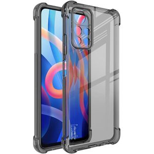 For Xiaomi Redmi Note 11 5G / Note 11T 5G Global / Poco M4 Pro 5G / Note 11S 5G Global imak TPU Phone Case with Screen Protector(Transparent Black)