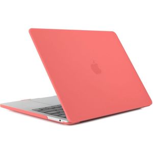 Laptop Frosted harde kunststof beschermhoes voor MacBook Air 13 3 inch A1466 (2012-2017)/A1369 (2010-2012) (koraal rood)