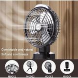 X6 Outdoor Camping USB-oplaadventilator Tent Swing Head Fan met statief LED-licht