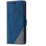 For Samsung Galaxy A53 5G Skin Feel Splicing Leather Phone Case(Blue)
