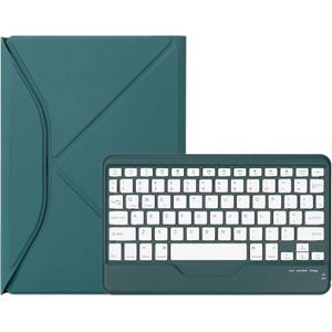 Z10B Pen Slot Bluetooth Toetsenbord Lederen Tablet Case Voor iPad 10e Gen 10.9 2022(Groen)