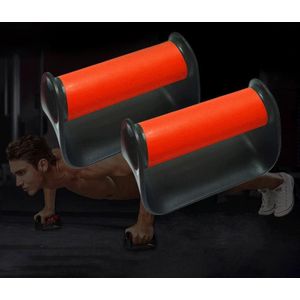 Een pair home fitness trainer zadelvormige push-up beugel (rood)