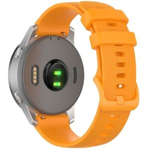 Voor Garmin Siliconen Smart Watch Vervanging strap Polsbandje  Maat:18mm Universal(Geel)
