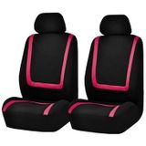 Universele autostoel cover polyester stof autostoel covers autostoel cover voertuig zetel beschermer interieur accessoires 4-Pack set roze
