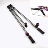 Stainless Steel One Word Horse Training Device Ligament Stretcher Yoga Dance Stretcher  Style:9 Hole Adjustment Edition