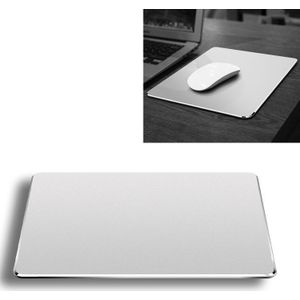 Aluminium legering Dubbelzijdige Non-slip Mat Desk Muismat  Grootte : S (Zilver)