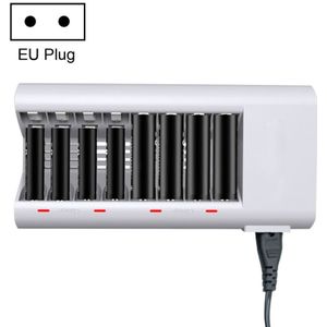 100-240V 8-sleuf batterijlader voor AA & AAA-batterij  EU-stekker