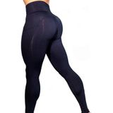 Yoga broek met zakken Vrouwen Sport Leggings Jogging Workout Workout Hardlopen Leggings Stretch Hoge Elastische Gym Panty's Vrouwen Legging S (Zwart)