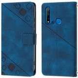 Voor Huawei P20 lite 2019 / nova 5i Skin-feel relif lederen telefoonhoes