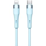 Nillkin 2.4A USB-C/Type-C naar 8-pins siliconen datakabel  lengte: 1 2 m