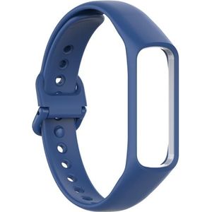 Voor Samsung Galaxy Fit 2 Siliconen vervangende polsband horlogeband (Donkerblauw)