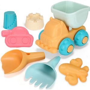 7 in 1 buiten spelen water spelen zand zachte siliconen materiaal gereedschap kinderen spelen WaterToy set