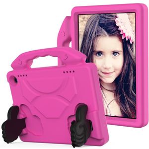 Voor Amazon Kindle Fire HD8 2020 Duim Bracket Eva Shockproof Tablet Case (Rosered)