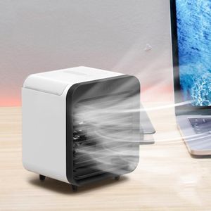 Desktop Bevochtiging Spray USB Water-Cooled Fan (zwart en wit)