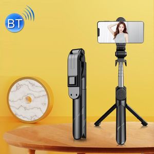 XT02P Mini Bluetooth Live Tripod Selfie Stick (Zwart)