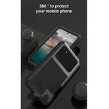 Voor Samsung Galaxy Note 20 LOVE MEI Metaal Schokbestendige waterdichte stofdichte beschermhoes zonder glas (rood)