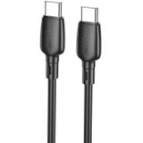 Borofone BX93 60W USB-C/Type-C naar USB-C/Type-C snellaaddatakabel  lengte: 1m